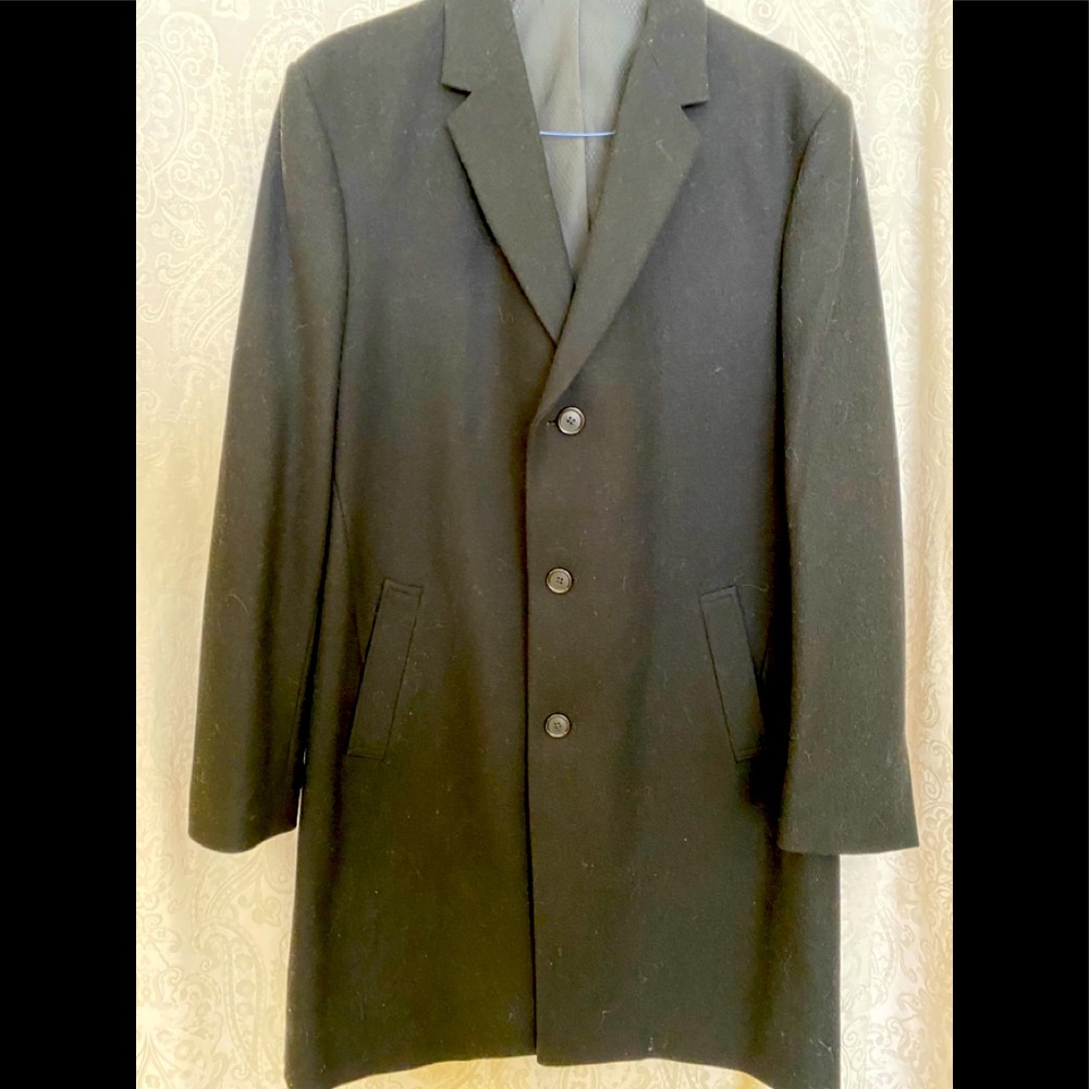 Men’s Ralph Lauren black overcoat